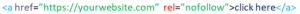 nofollow backlinks